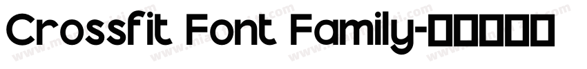 Crossfit Font Family字体转换